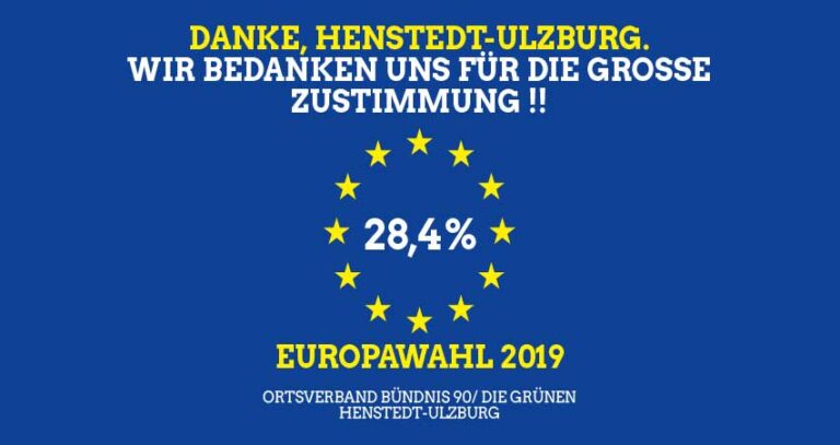 Grüne Überraschung in H-U. Platz 1 bei Europawahl.