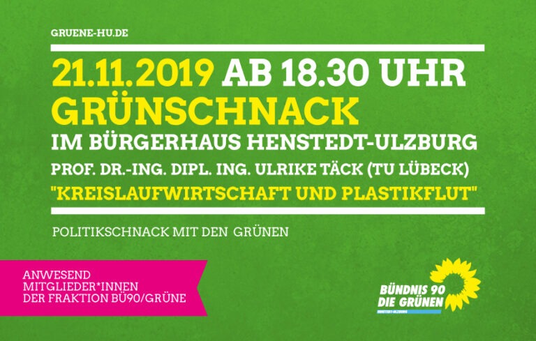 Grünschnack  Kreislaufwirtschaft und Plastikflut