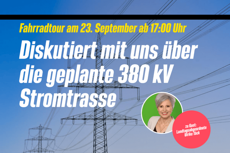 Grünschnack am 23. September ab 17:00 Uhr – Thema: Ostküstenleitung