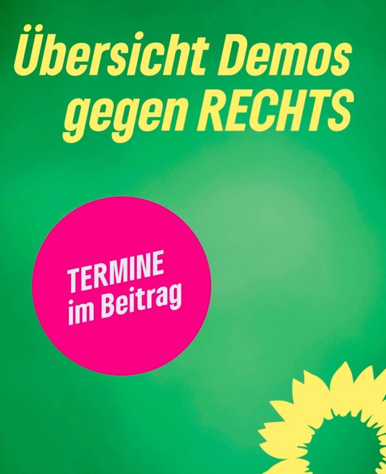 Übersicht Demos gegen RECHTS